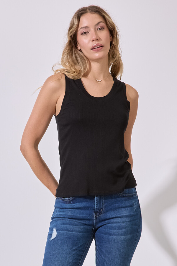 Musculosa Basica NEGRO