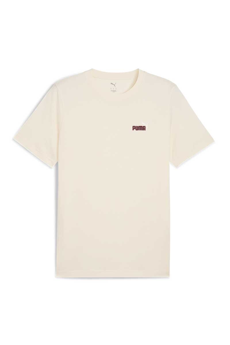 REMERA PUMA ESS COL SMALL LOGO TEE Crudo