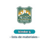 Lista de materiales - Kinder 5 Prado School Única