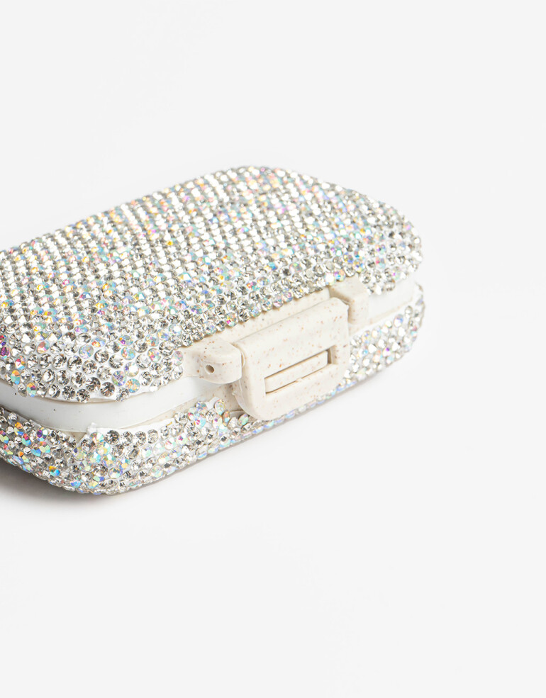 Rega Varios Pastillero Pastillero Con Strass Cristal - Cristal