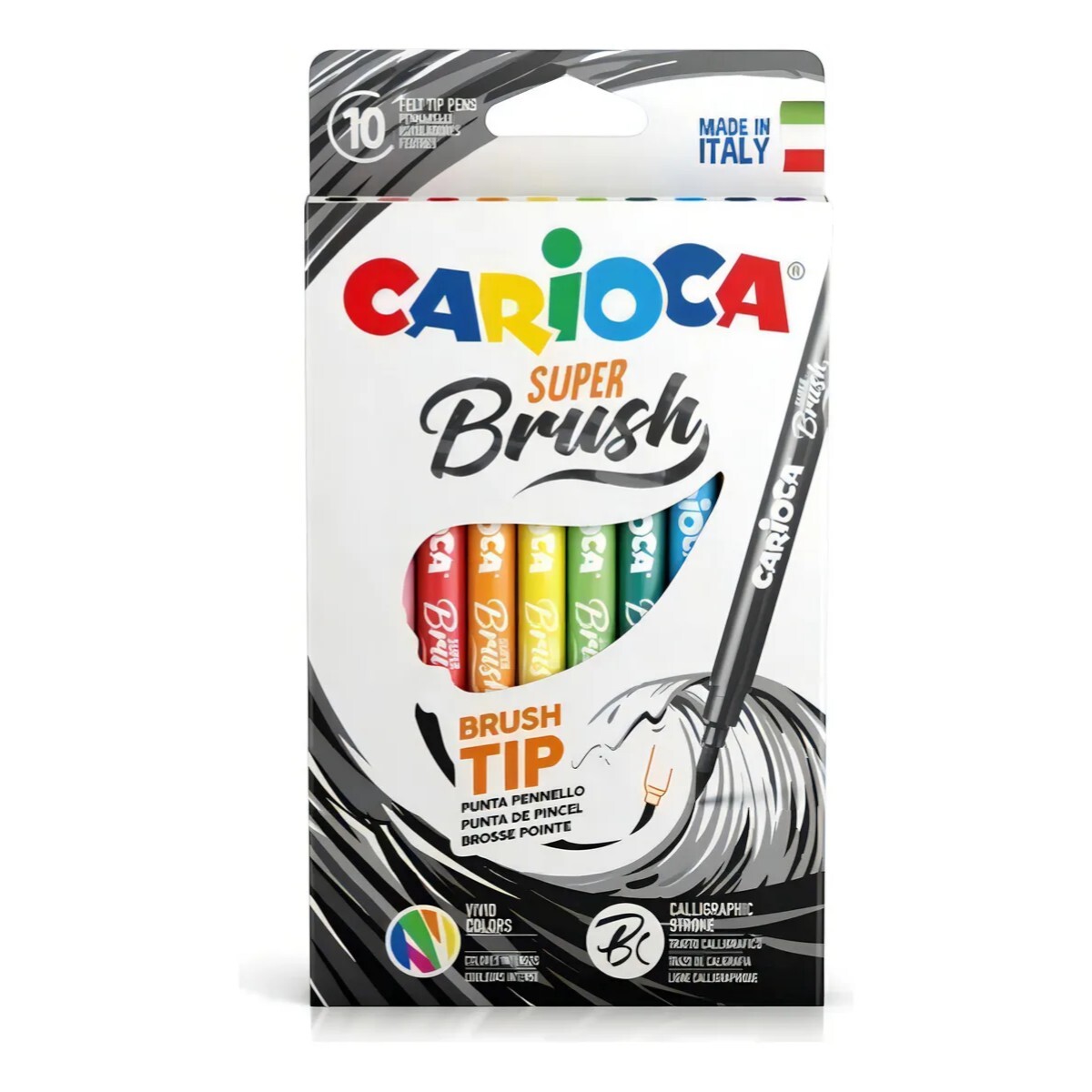 Marcadores Pincel Carioca x10 