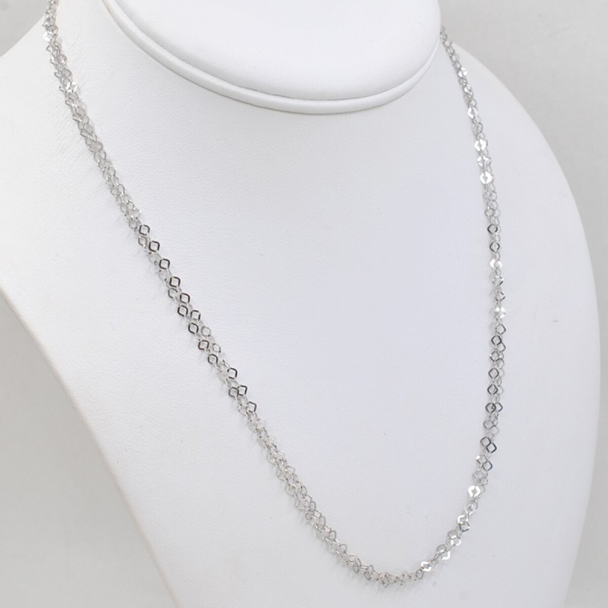 Cadena Oro Blanco 18K 
