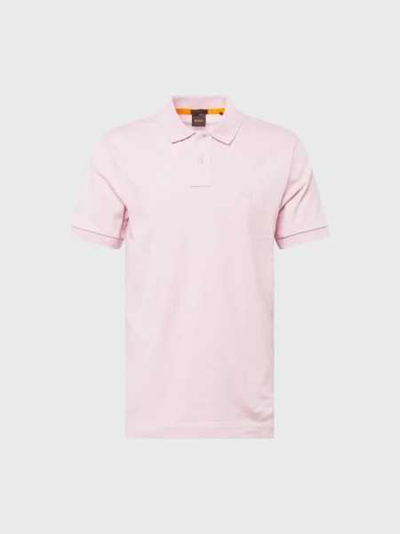 BOSS - Remera Polo Slim Fit en Piqué Algodón Púrpura