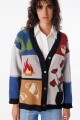 Cardigan Petra House Estampado