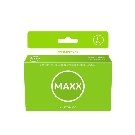 Maxx preservativos x6 Anatómico