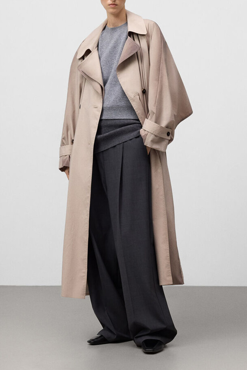 GABARDINA Gris Topo