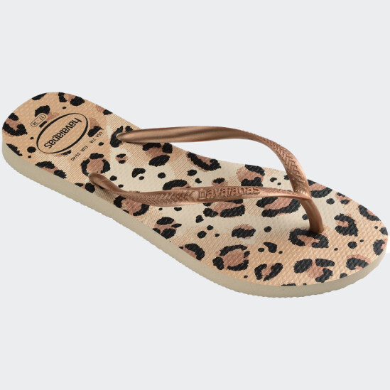 Ojotas Havaianas Slim Animals Beige