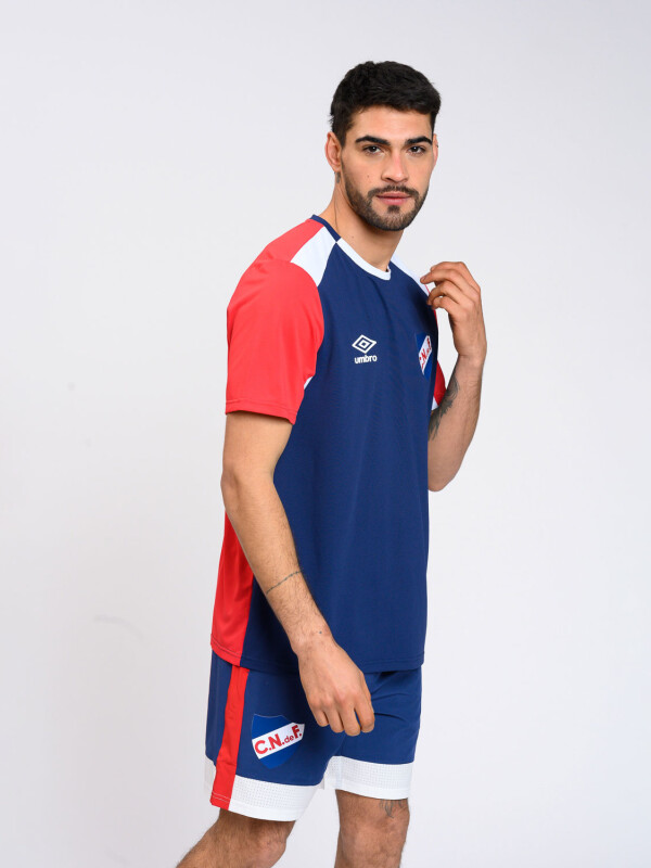 REMERA NUO Nacional Hombre Azul Marino, Rojo