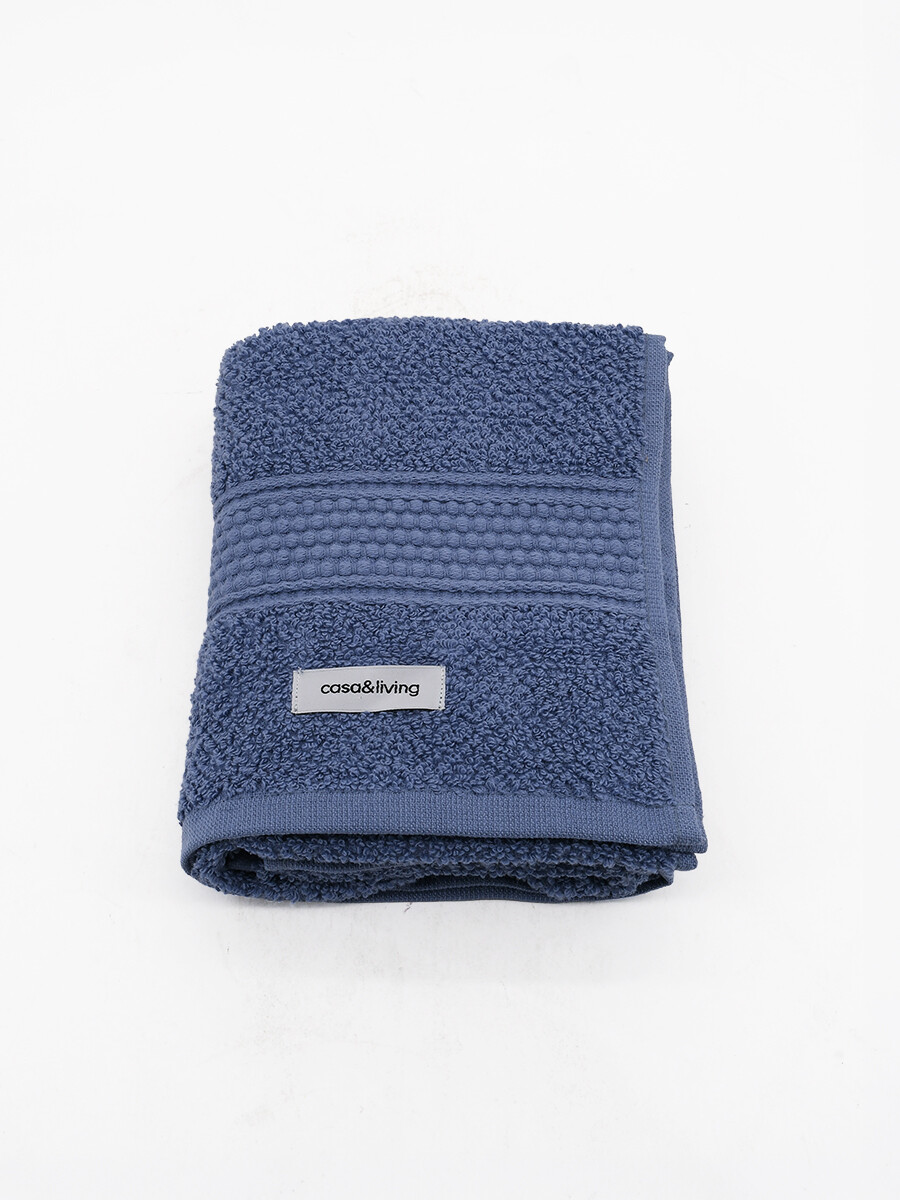 TOALLA DE MANO - AZUL PIEDRA 