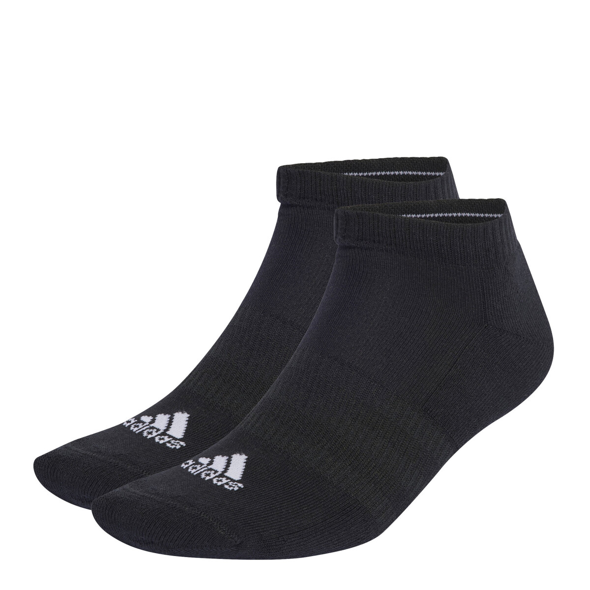 Medias Unisex Adidas x3 Low - Negro - Blanco 