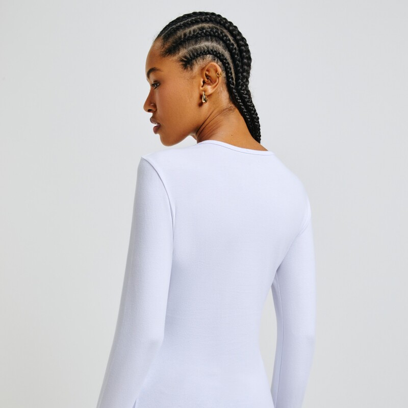 BLUSA ML FEM BRANCO