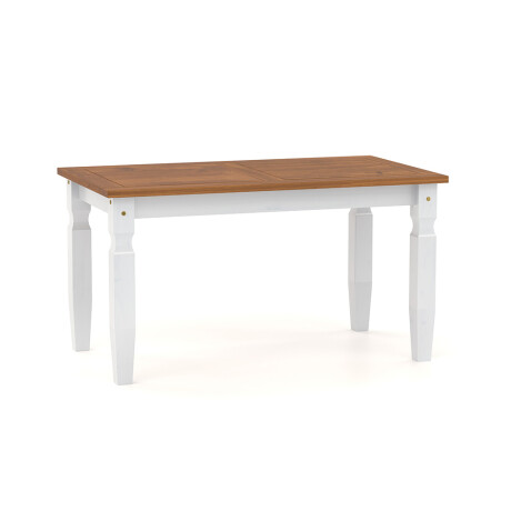 Juego de Comedor 6 Sillas Línea Naturale Blanco/Roble