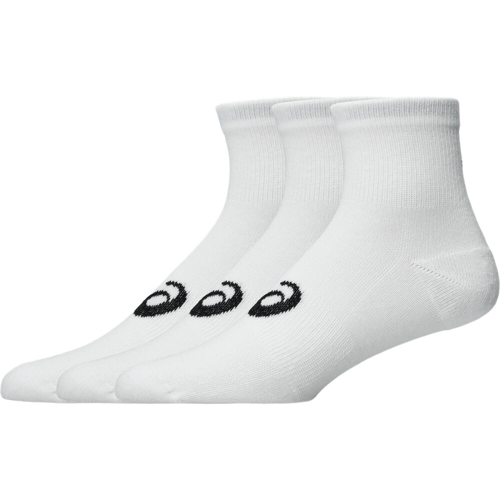 Medias Training 3 Pack Quarter Sock Unisex Brilliant White