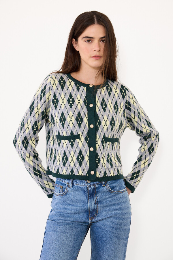 Saco Rombos Renata Verde