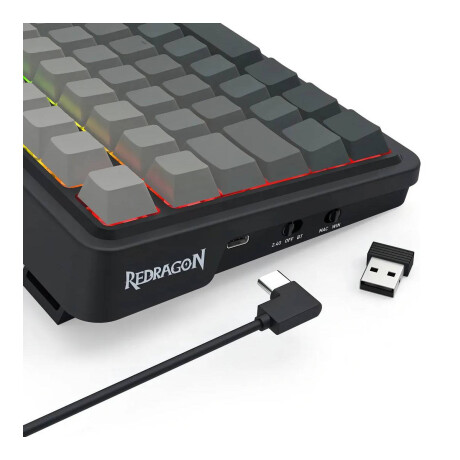 Teclado Gamer Redragon Eisa Max K686 RGB Gray Teclado Gamer Redragon Eisa Max K686 RGB Gray