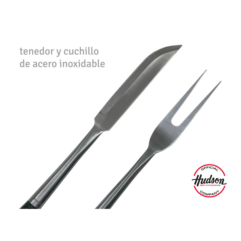 Set Para Parrilla 2 Piezas Linea Hudson Oficial Bbq Set Para Parrilla 2 Piezas Linea Hudson Oficial Bbq