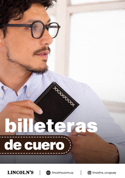 BILLETERAS CUERO HOMBRE