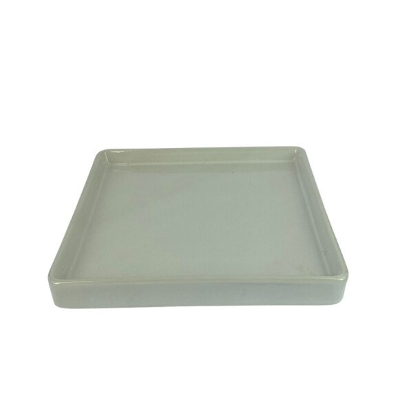 Plato cuadrado ceramica 18 cm Plato cuadrado ceramica 18 cm