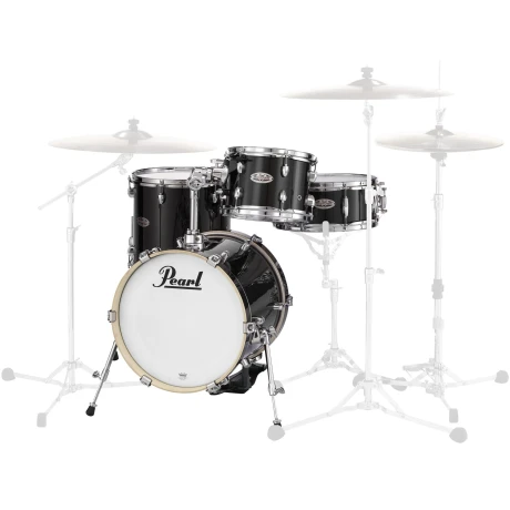 Batería Pearl Midtown Black 4 Cuerpos Sin Redoblante Batería Pearl Midtown Black 4 Cuerpos Sin Redoblante