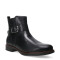 Botas de Mujer Bottero Caña Baja de Cuero Negro