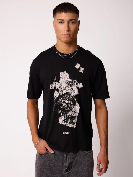 T-SHIRT DIXIE BARYN NEGRO
