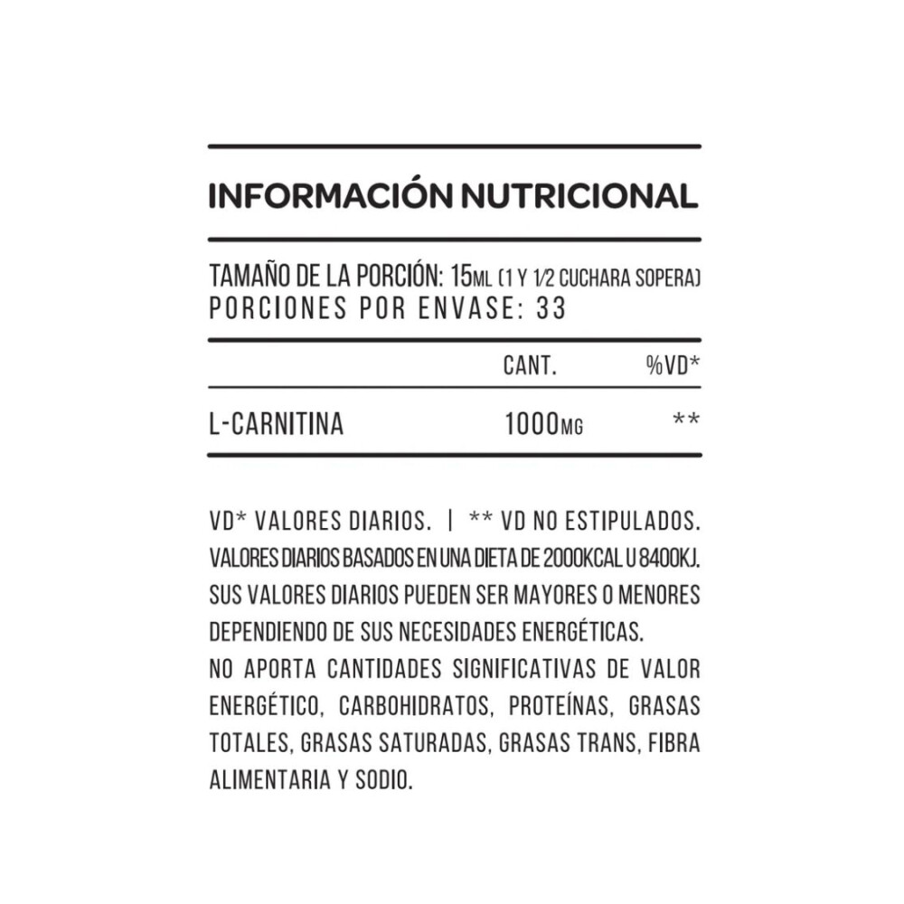 Carnitina Líquida Star Nutrition Naranja 500 ml Carnitina Líquida Star Nutrition Naranja 500 ml