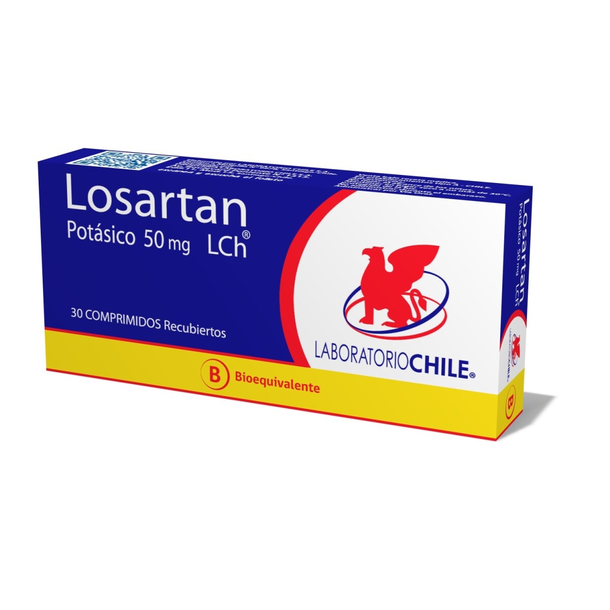 Losartan Potasico 50 Mg. 30 Comp. Teva 