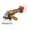 Amoladora Angular INGCO a batería 20V s/cargador s/bateria Amoladora Angular INGCO a batería 20V s/cargador s/bateria