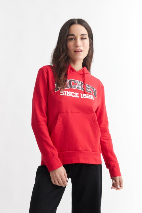 Buzo dama Mickey ROJO