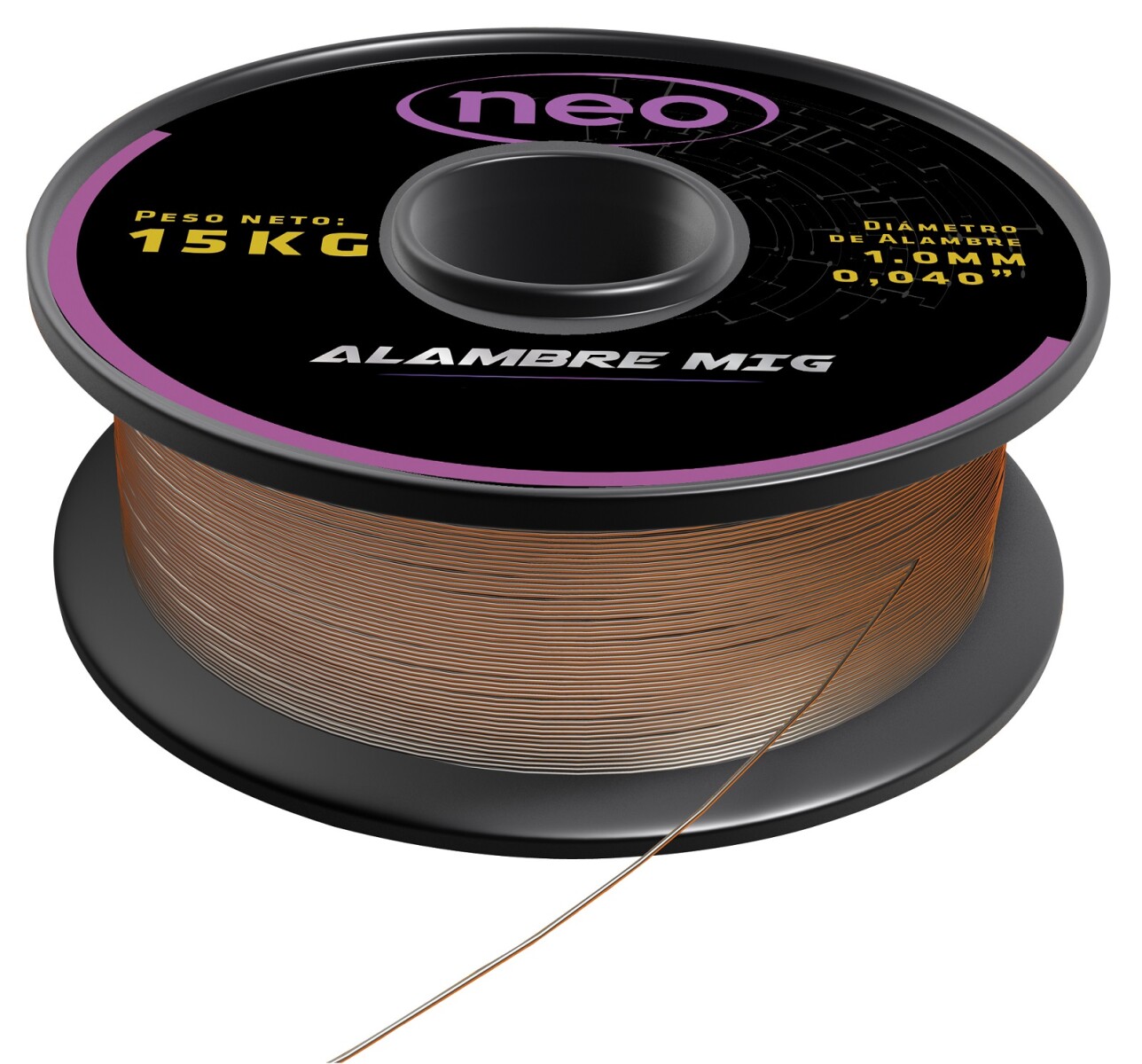 ROLLO NEO D/ALAMBRE 0.8MM 15KG 