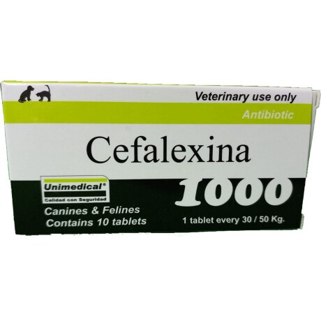 CEFALEXINA 1000 10COMP Cefalexina 1000 10comp