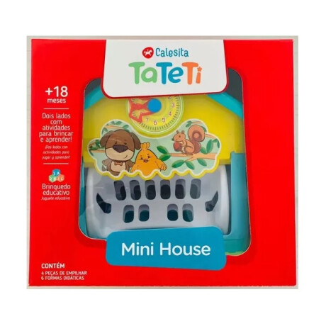 Casa De Actividades Didáctica Mini House Calesita - Color Multicolor Casa De Actividades Didáctica Mini House Calesita - Color Multicolor