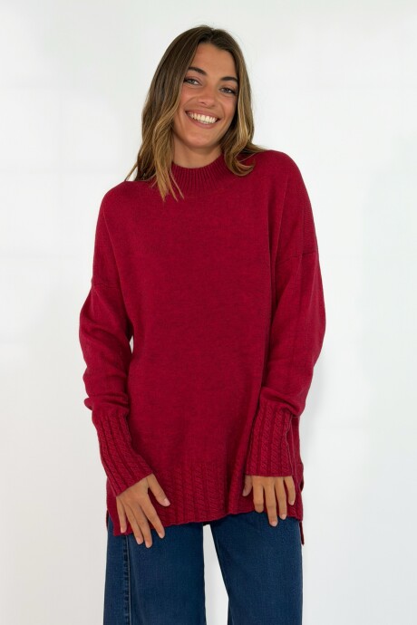 SWEATER SARELA Bordo