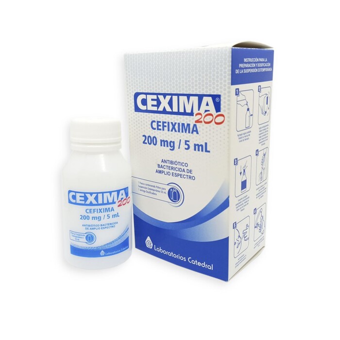 CEXIMA 200 MG. SUSP. FR. X 50 ML. única