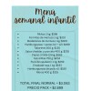 PACK INFANTIL COMIDAS FELICES PACK INFANTIL COMIDAS FELICES