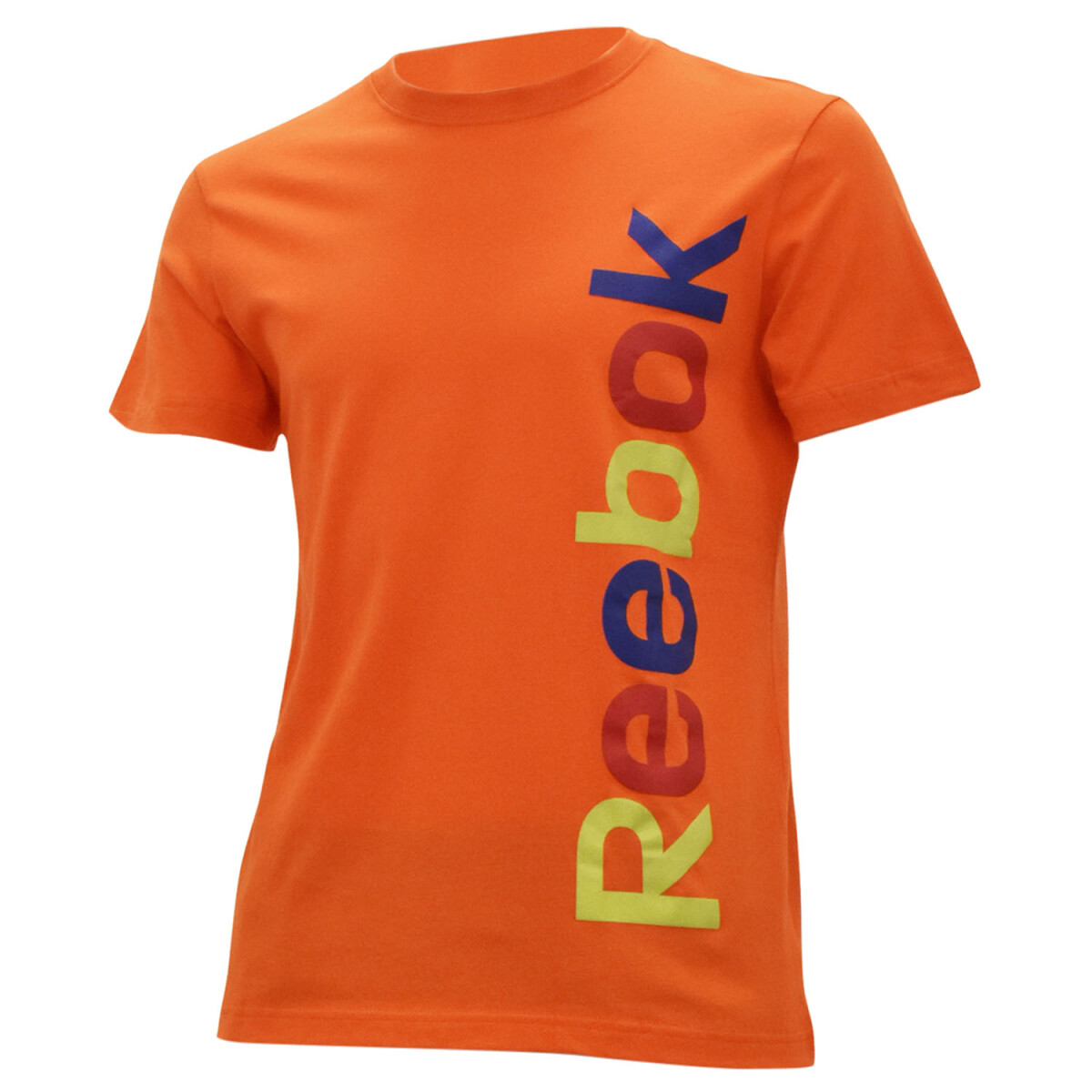 Remera Reebok B RBK GR Deportiva Casual Para Niños y Jóvenes - Naranja 
