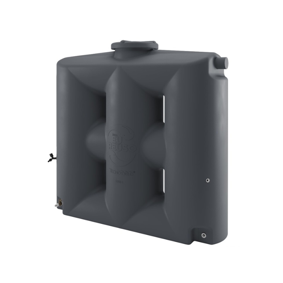 Cisterna para Reuso de Agua 1000 L - NEGRO 