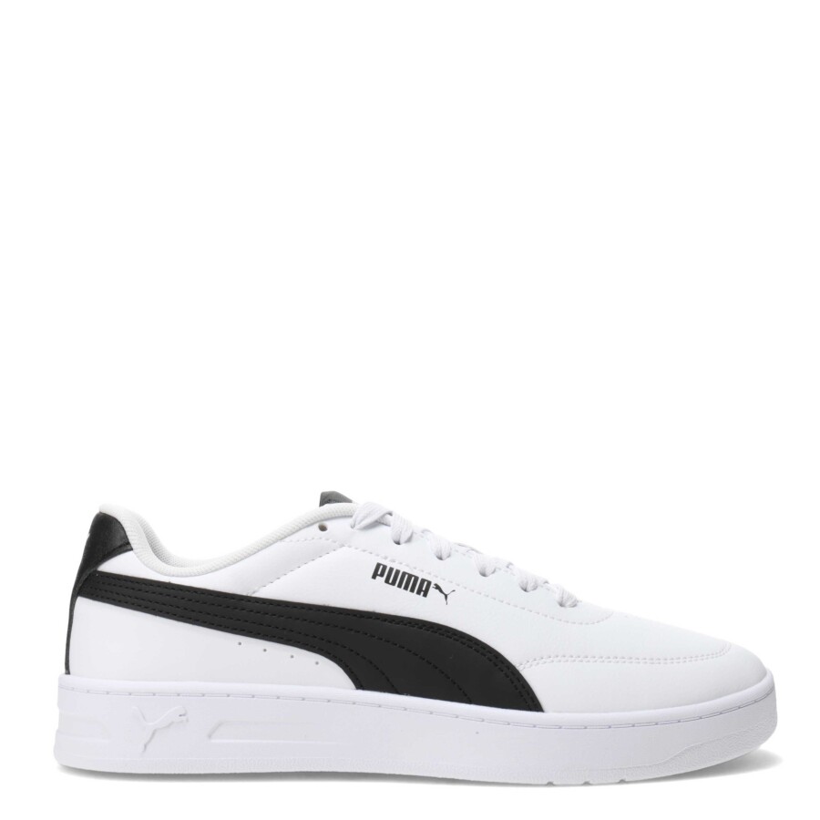 Championes de Mujer Puma Court Classic Clean Blanco - Negro
