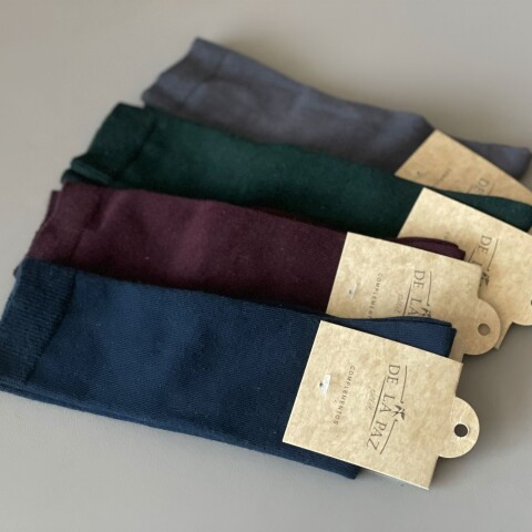 Medias Lisa (3/4) Verde Inglés