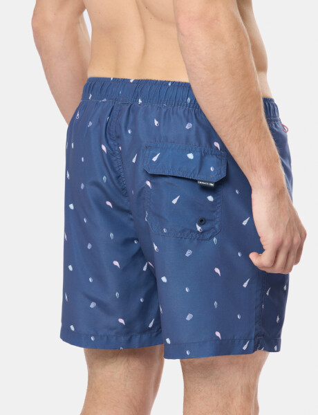 SHORT ESTAMPADO Azul