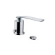 Griferia De Bidet Monocomando Aqualia Cromado Con Transferencia
