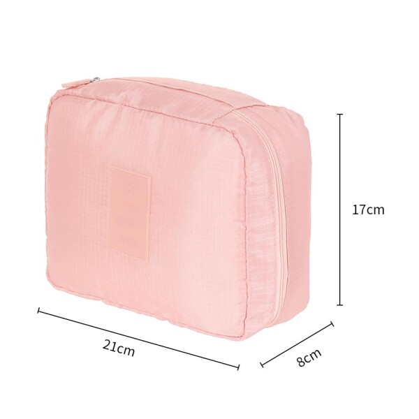 Necessaire organizador de viaje rosa