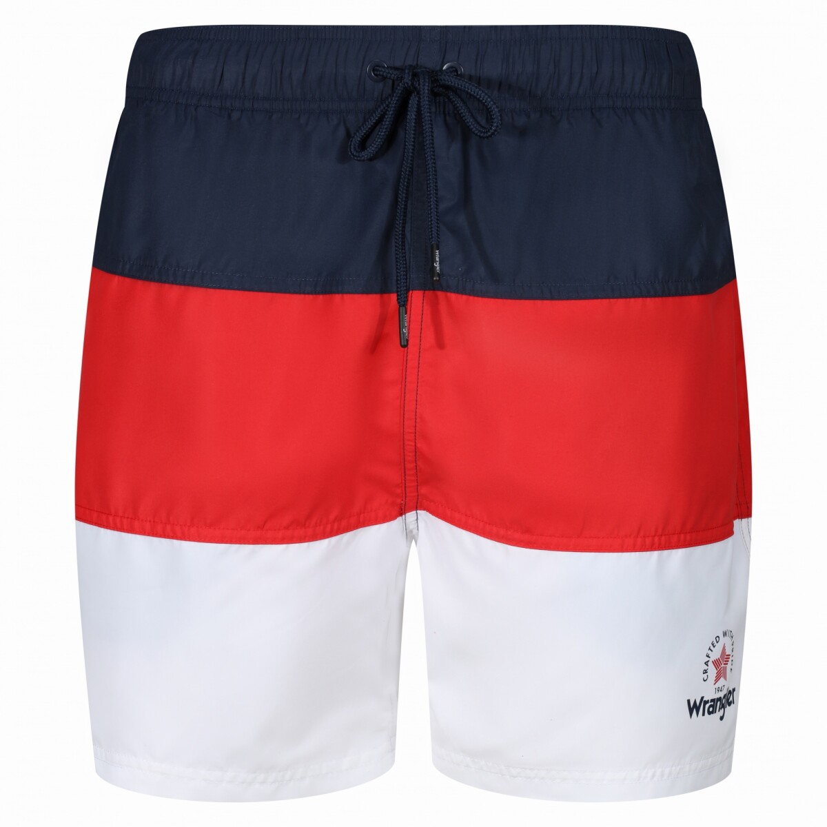 Short Wrangler de Hombre -Short Crown-L530005WRANAVYREDWHITE - ELD 