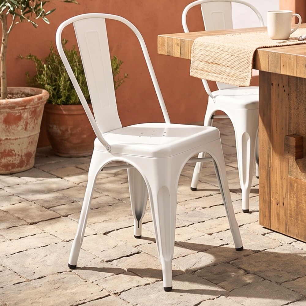 Silla Clásica Tolix Blanco