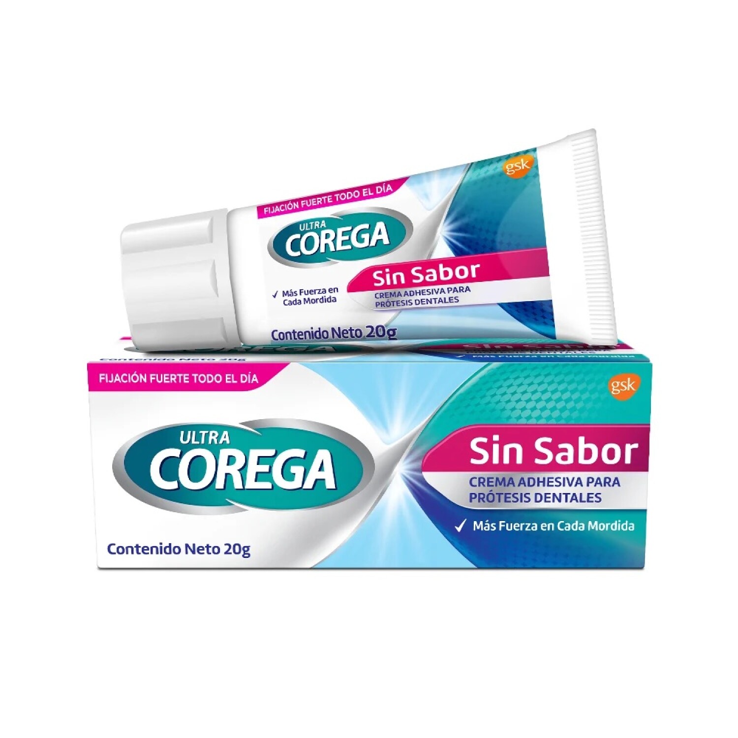Adhesivo Dental En Crema Ultra Corega Sin Sabor 20 g — Farmacia Goes