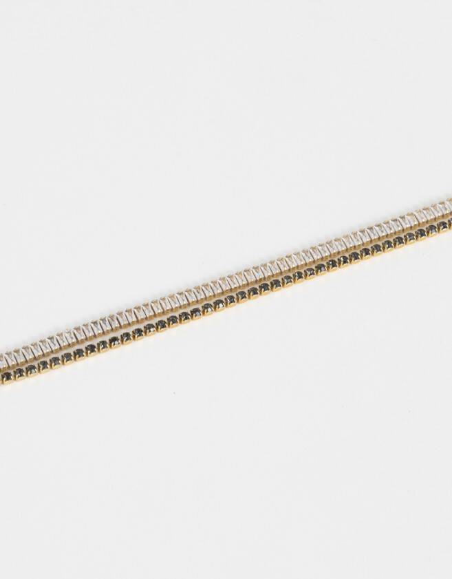 Pulseras Flexibles Premium Gold Pulsera Flexible Bañada En Oro - Dorado