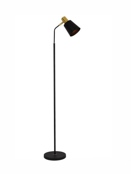 LÁMPARA DE PIE NEGRO
