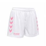 SHORT ENTRENAMIENTO MUJER BLANCO/ROSADO