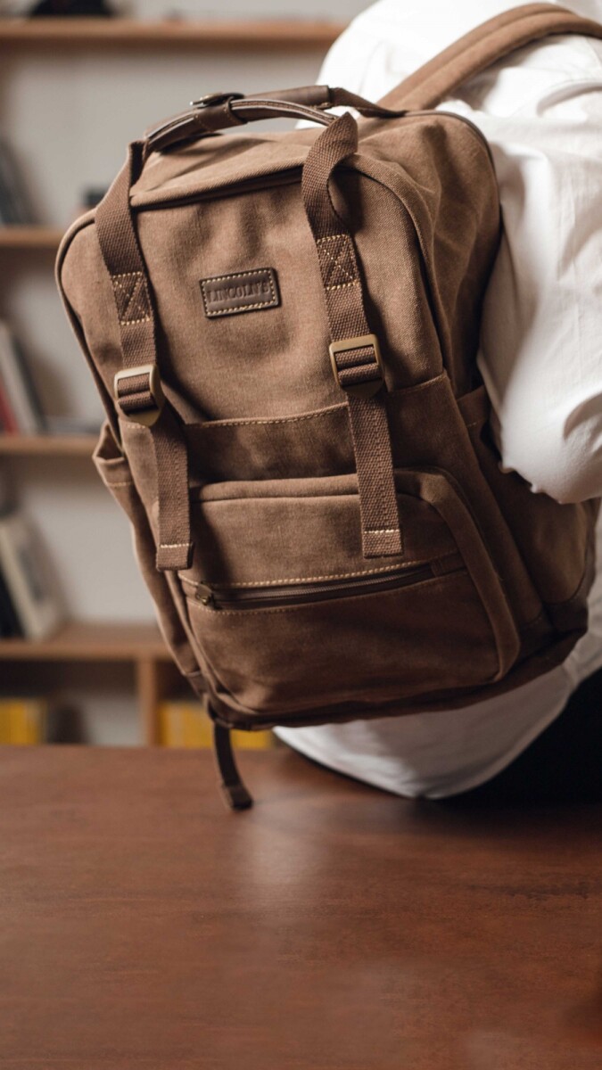 MATERA MOCHILA LANIN - CANVAS TOSTADO 