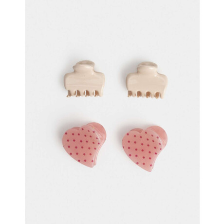 Set De Broches Combinacion Tricolor